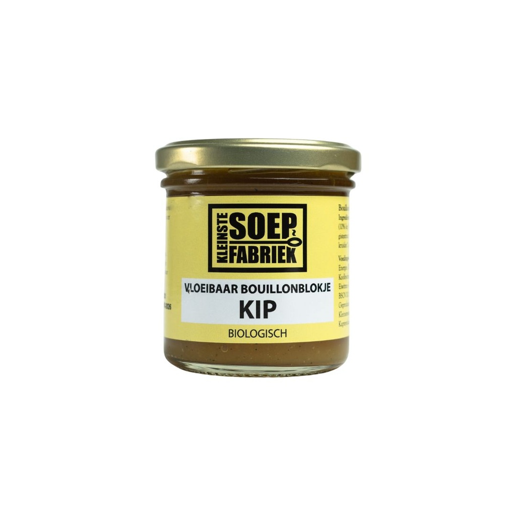 Kleinstesoepfabriek - Vlb Bouillonblokje Kip 150 ml BIO   
