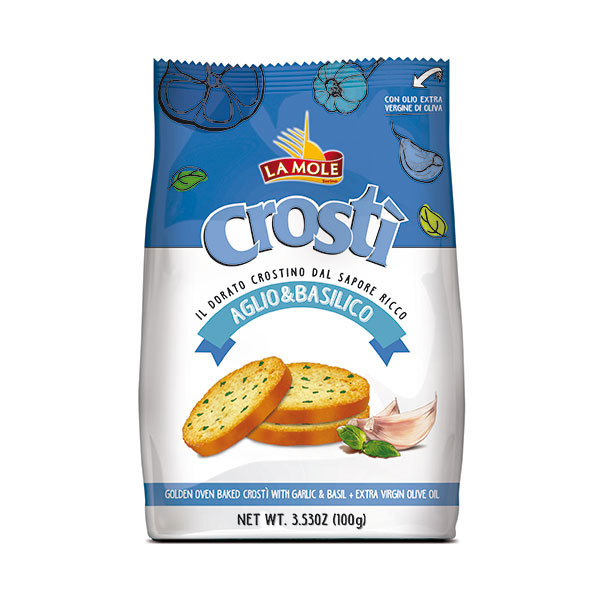 La Mole - Crostì Basil & Garlic 100 g