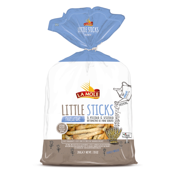 La Mole - Dipstokjes naturel 200 gr     