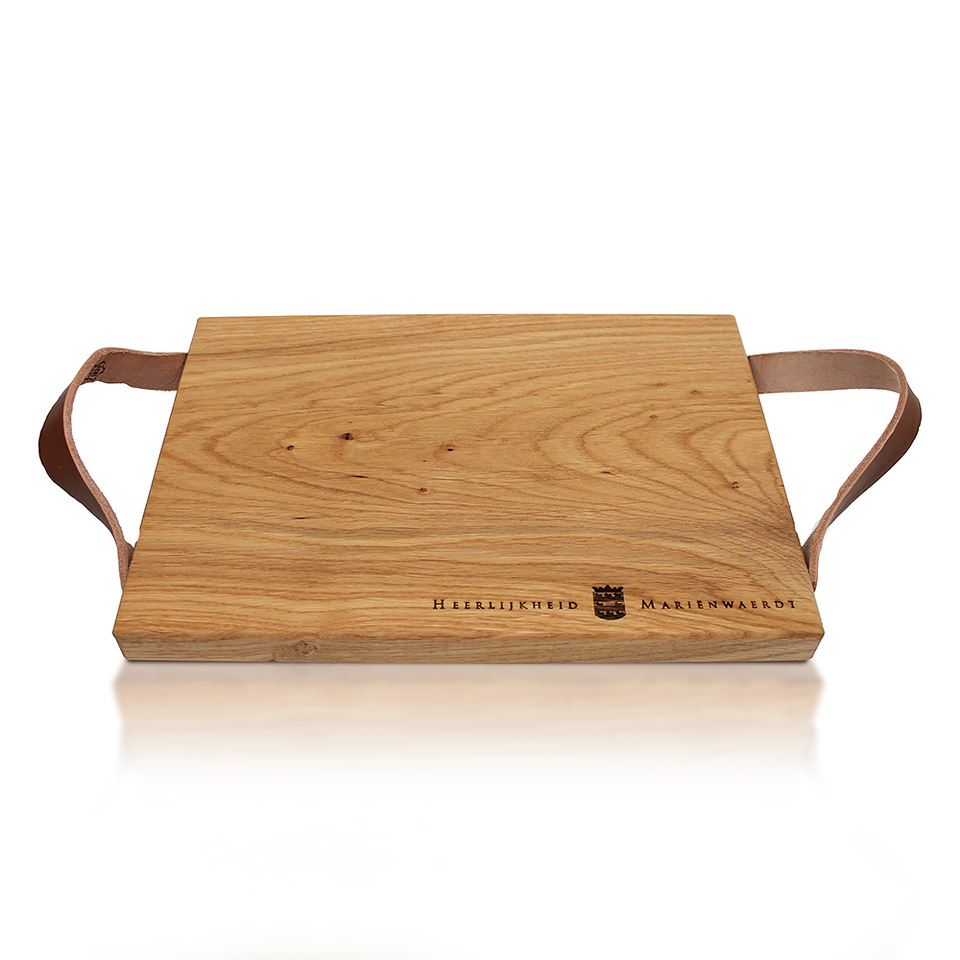Mariënwaerdt - Borrelplank met leer      
