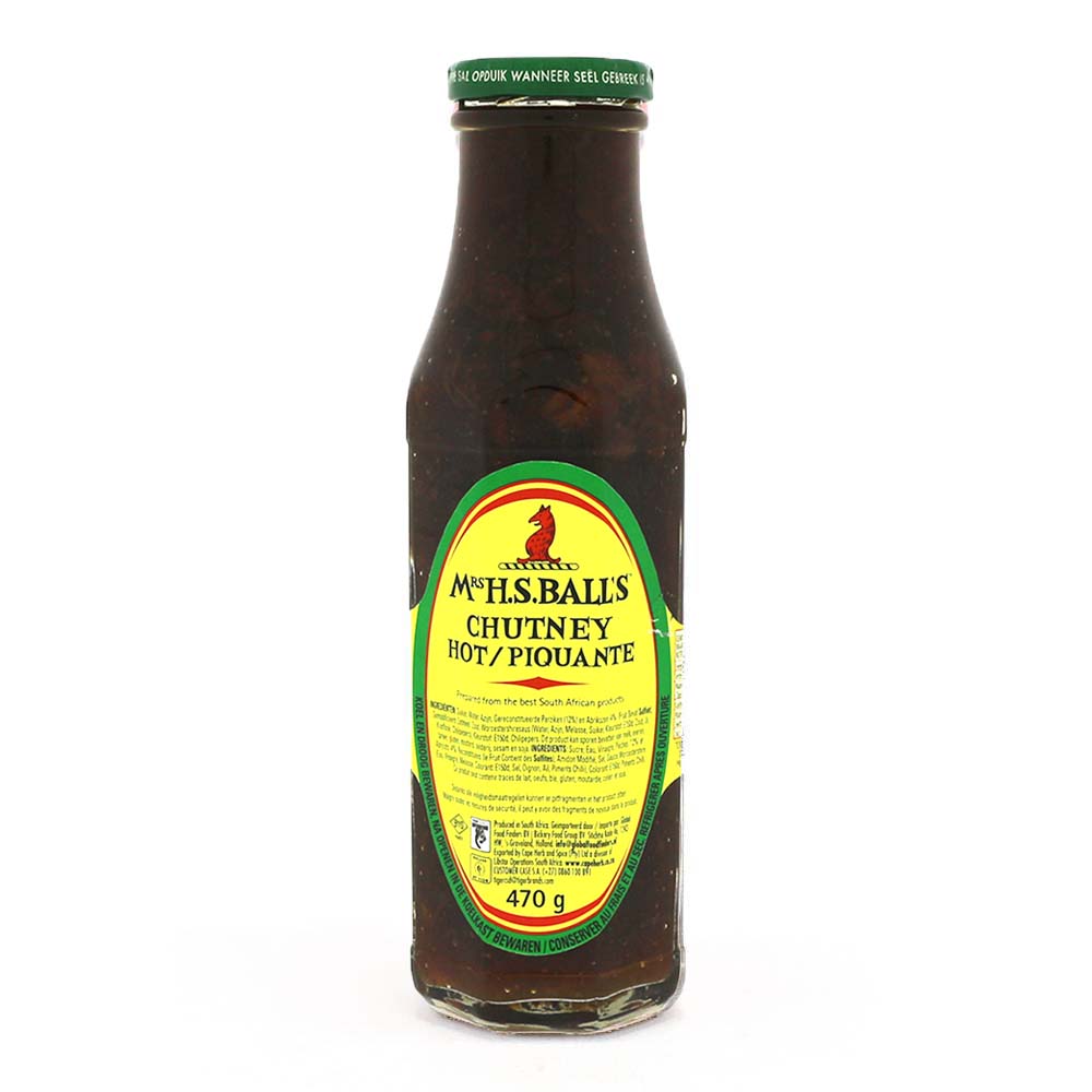 Mrs Ball's - hot chutney 470 gr    