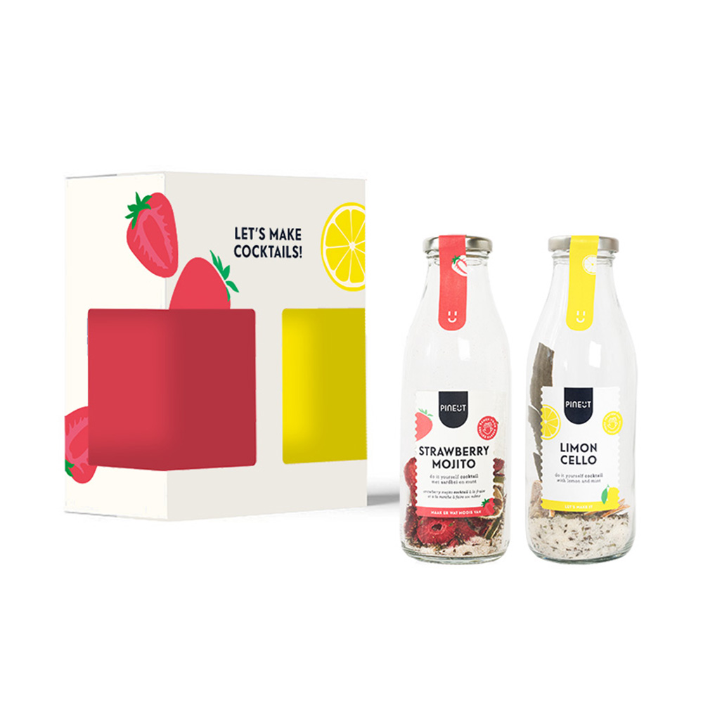 Pineut - Cocktails - Giftpack Strawberry Mojito & Limoncello 104 g