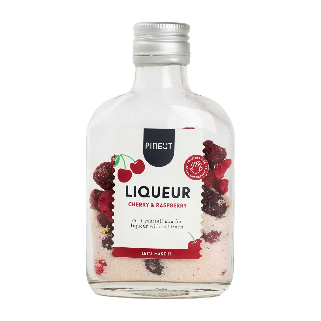 Pineut - Cocktails - Likeur Kers & Framboos BIO Flacon 83g        