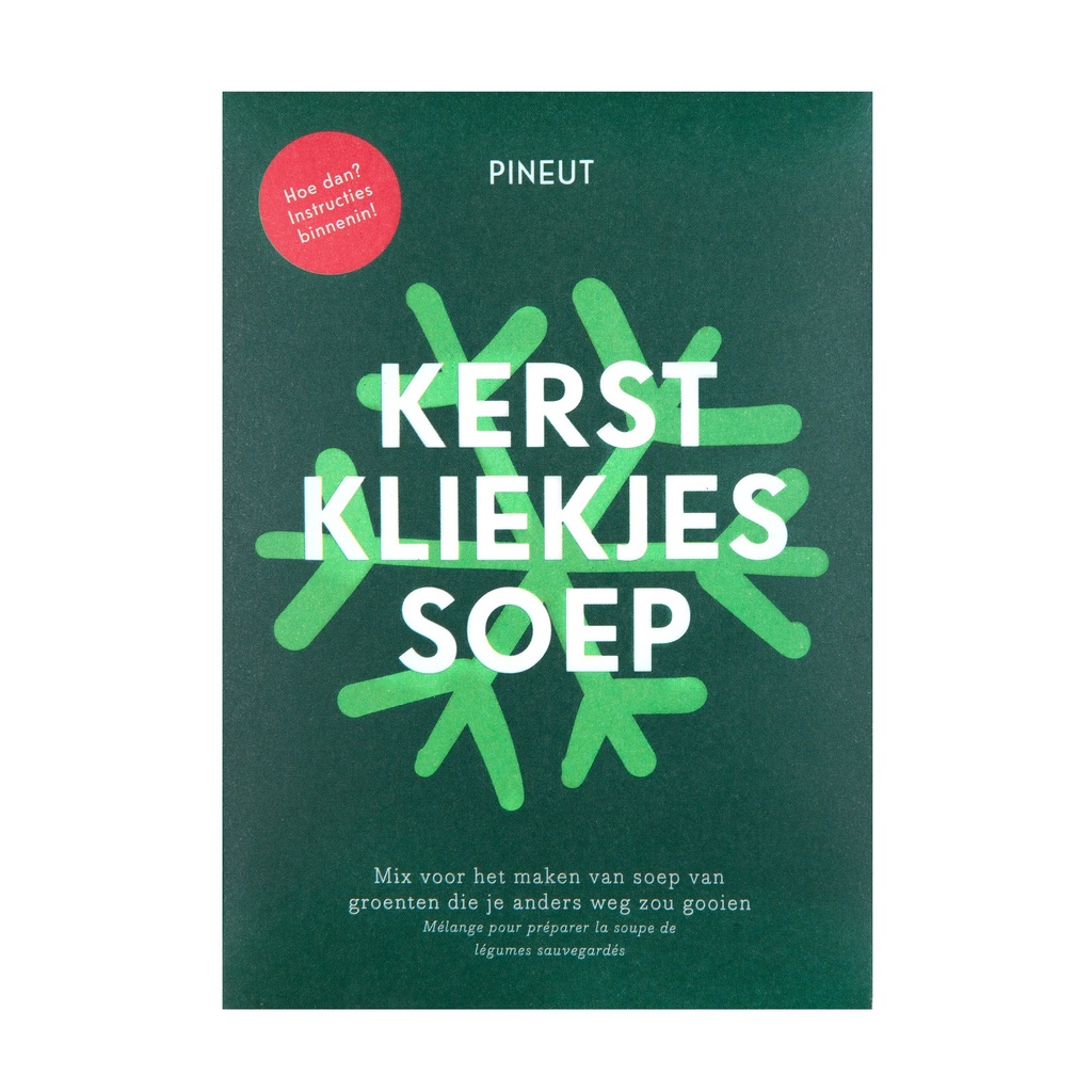Pineut - Soup - Kerstkliekjes Soep Zakje 40gr      