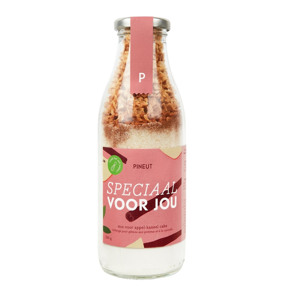 Pineut - Cake&Cookies - Appel Kaneel Cake Speciaal Voor Jou fles 366g