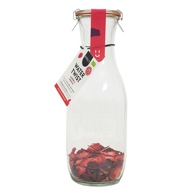 Pineut - Water Twist - Aardbei Hibiscus Karaf 29 g BIO