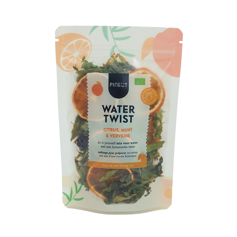 Pineut - Water Twist - Citrus Munt Verveine BIO Pouch 20g 