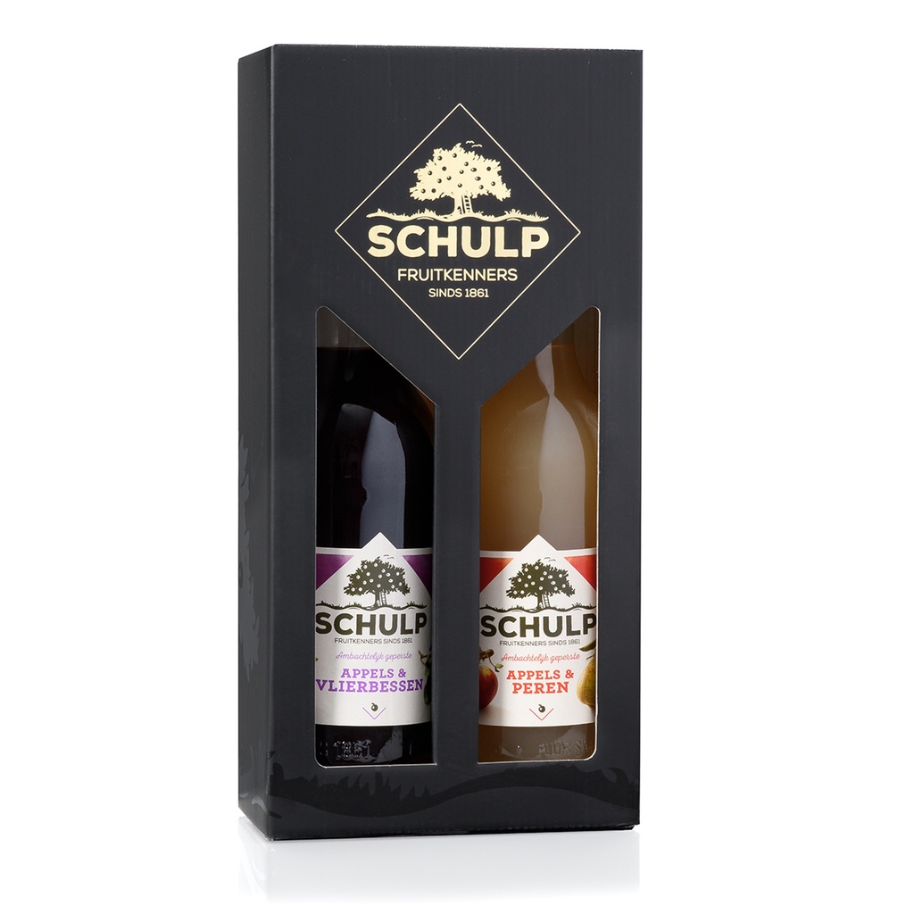 Schulp - Geschenkdoos voor 2 flessen    