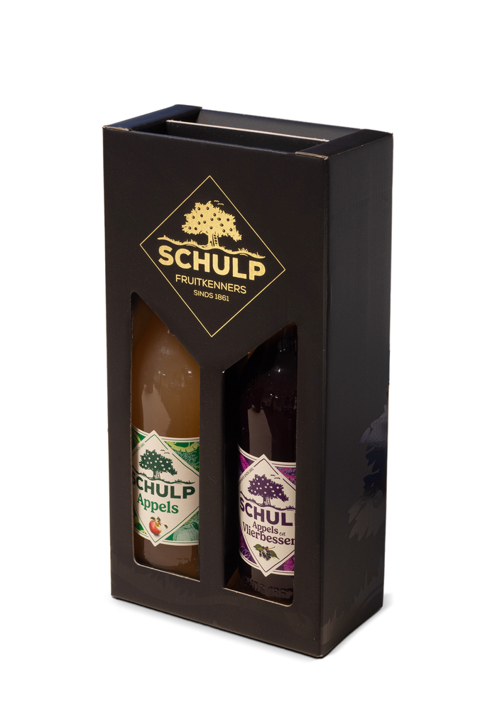 Schulp - Geschenkdoos voor 2 flessen 750 ml leeg