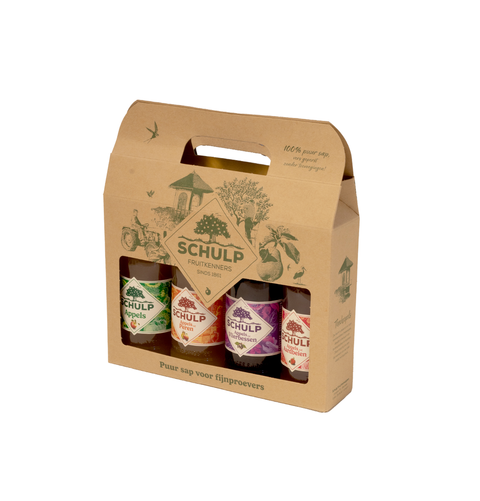 Schulp - Minibox voor 4x200 ml flesjes leeg
