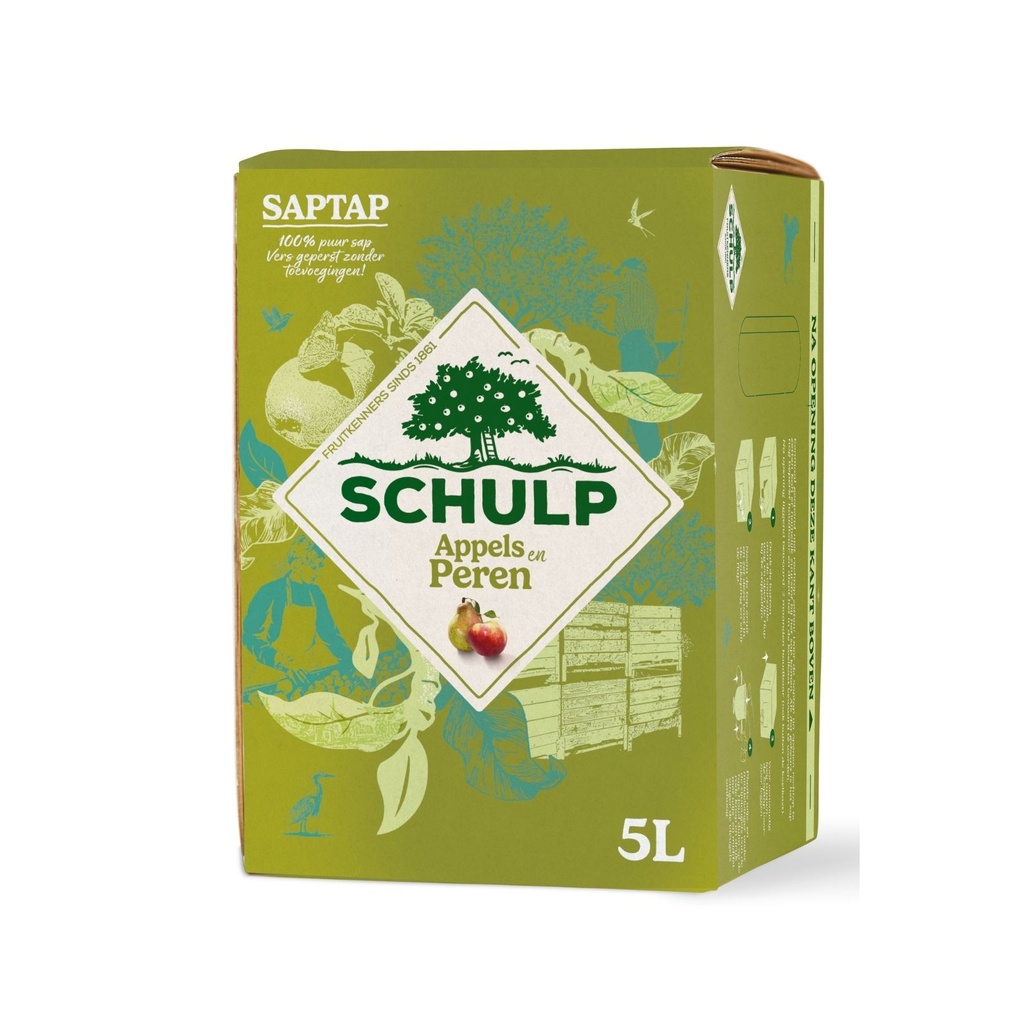 Schulp - Saptap Appel & Peer 5 liter