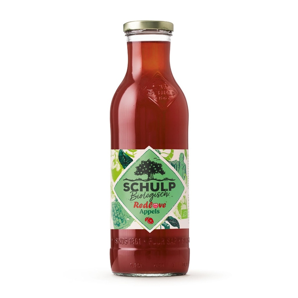 Schulp - groot Redlove Appelsap 750ml BIO    