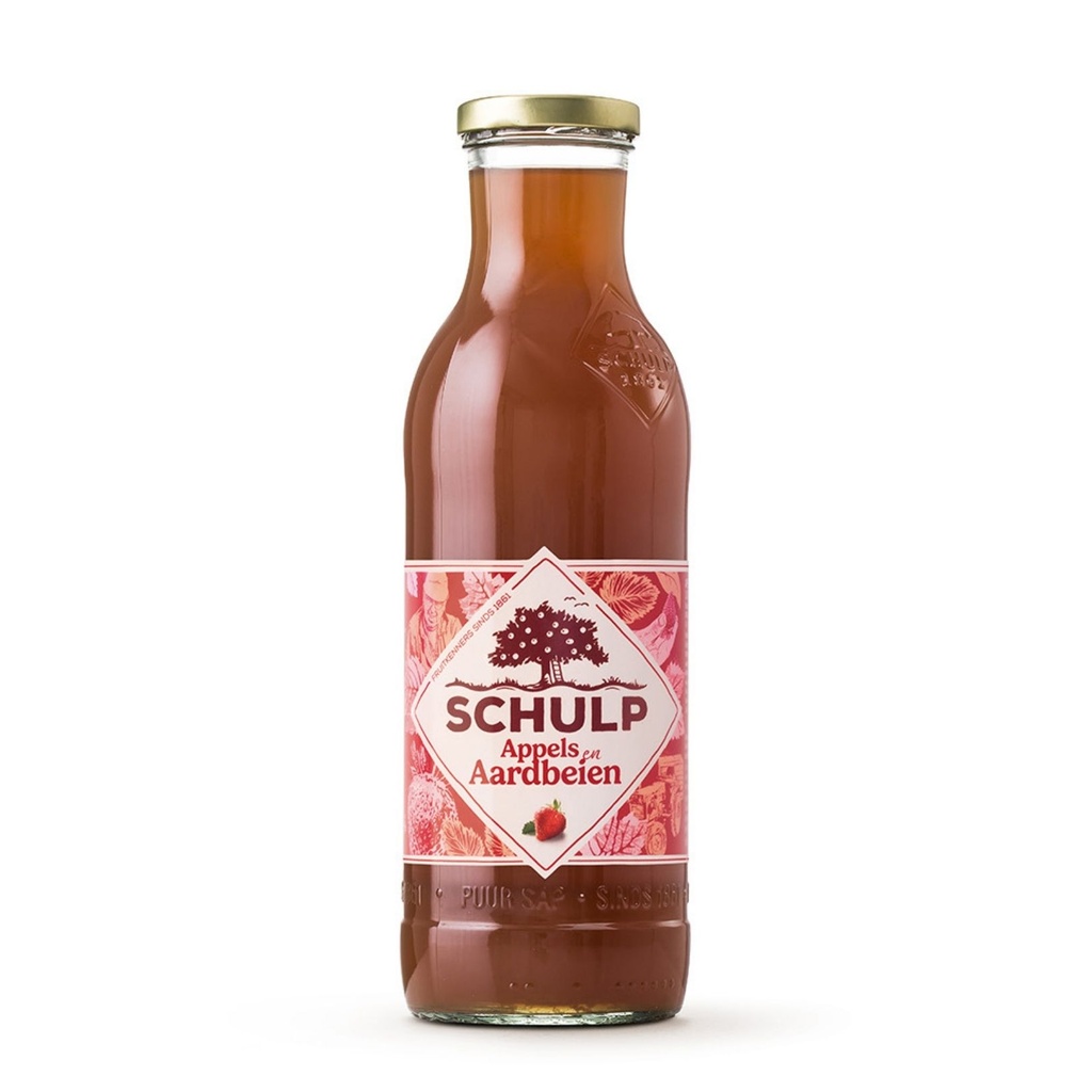 Schulp - groot appel & aardbei 750 ml   