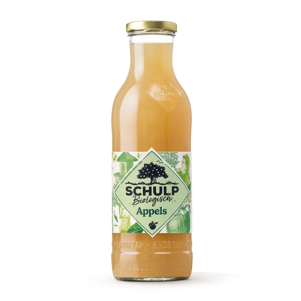 Schulp - Groot Appelsap 750 ml BIO