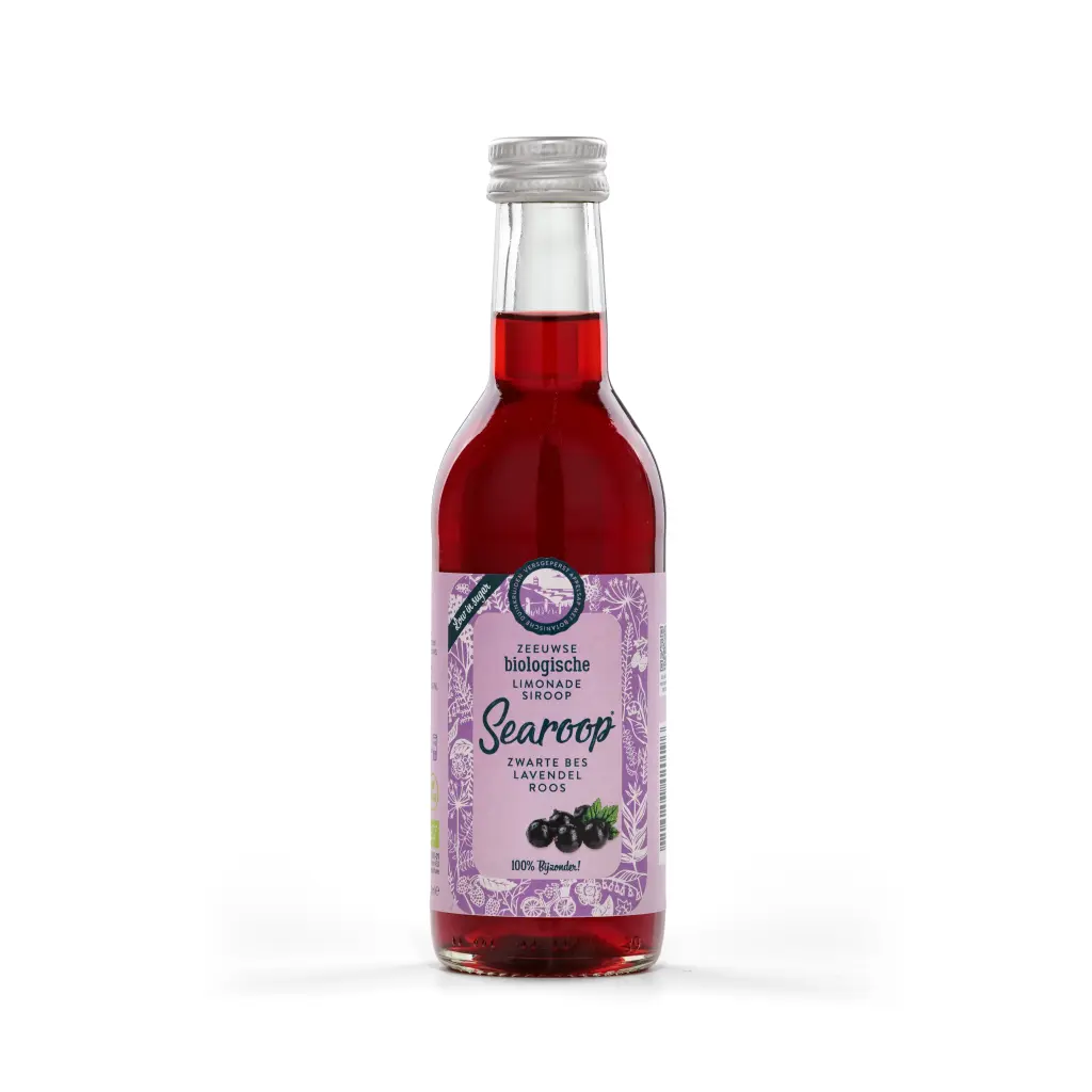 Searoop - Zwarte Bes - Lavendel - Roos 250ml BIO   