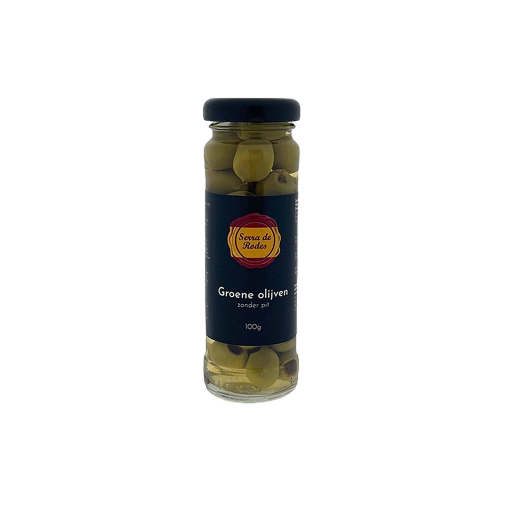 Serra de Rodes - Olijven groen zonder pit 100 g    
