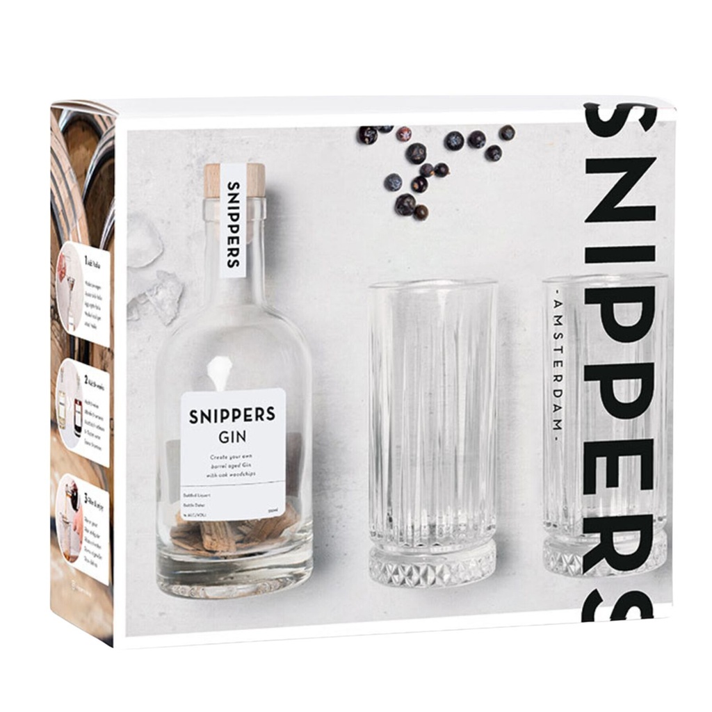 Snippers - Gift Pack Gin 2 Glasses    