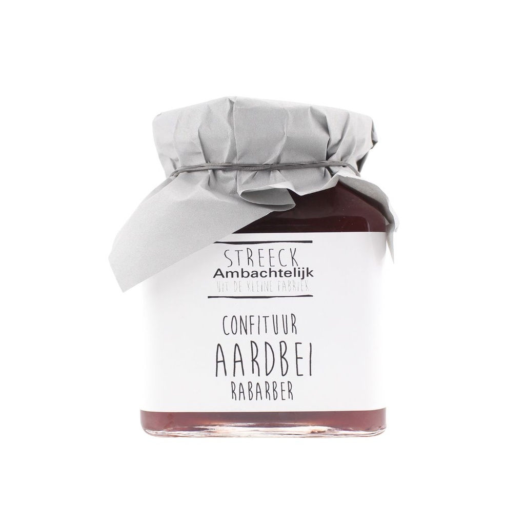 Streeck Ambachtelijk - Confiture Aardbei Rabarber 340 g