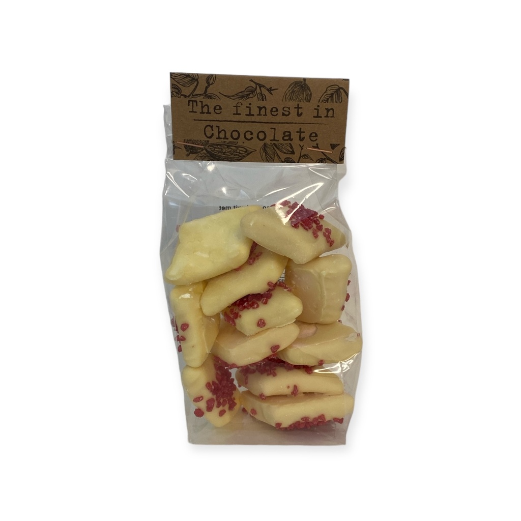 The Finest in Chocolate - Luxe Choco Spek Wit met decoratie 120 g  