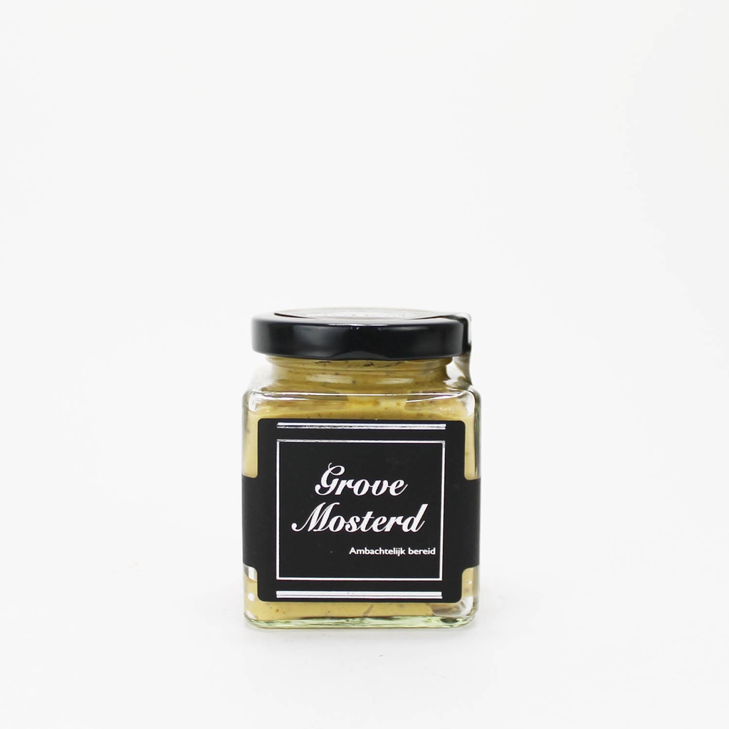 Theo van Woerkom - Grove Mosterd Vierkant 200 ml     
