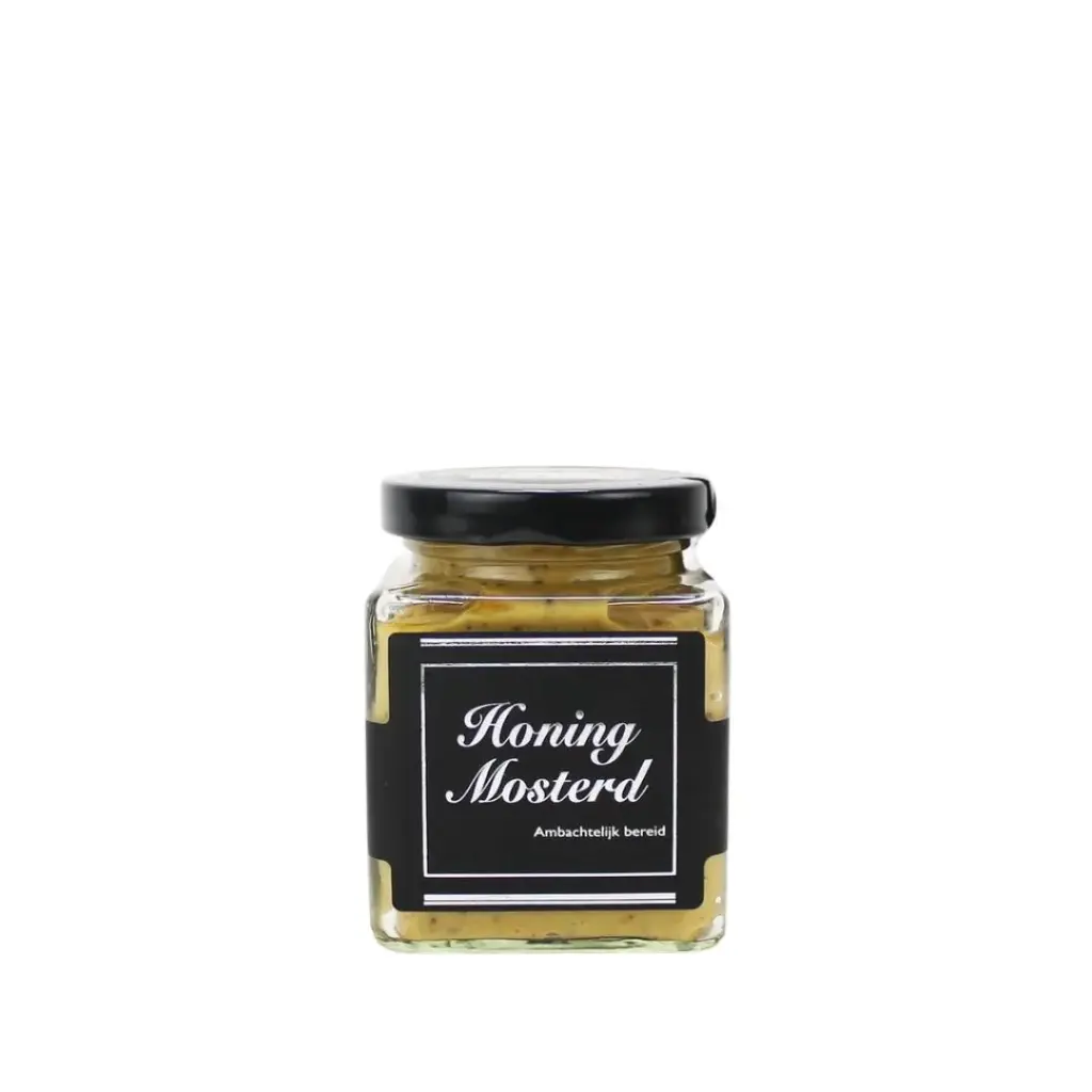 Theo van Woerkom - Honing Mosterd Vierkant 200 ml