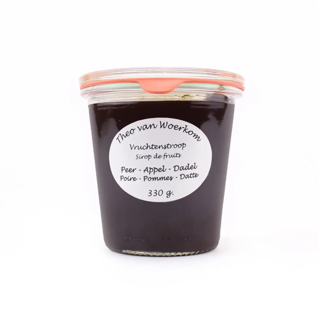Theo van Woerkom - Appelstroop Peer & Dadel 330 g