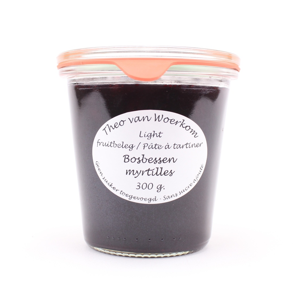 Theo van Woerkom - Bosbessen Light 300 g     