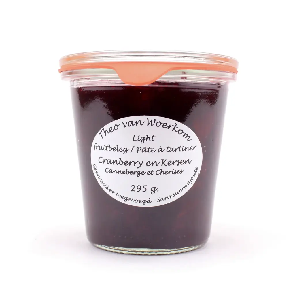 Theo van Woerkom - Cranberry & Kersen Light 295 g