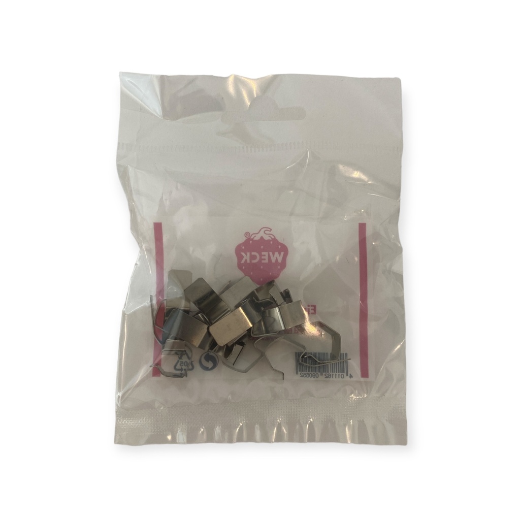 Theo van Woerkom - Weckklemmen RVS       