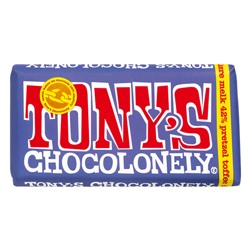 Tony's Chocolonely - Donkere Melk Pretzel Toffee 180 g