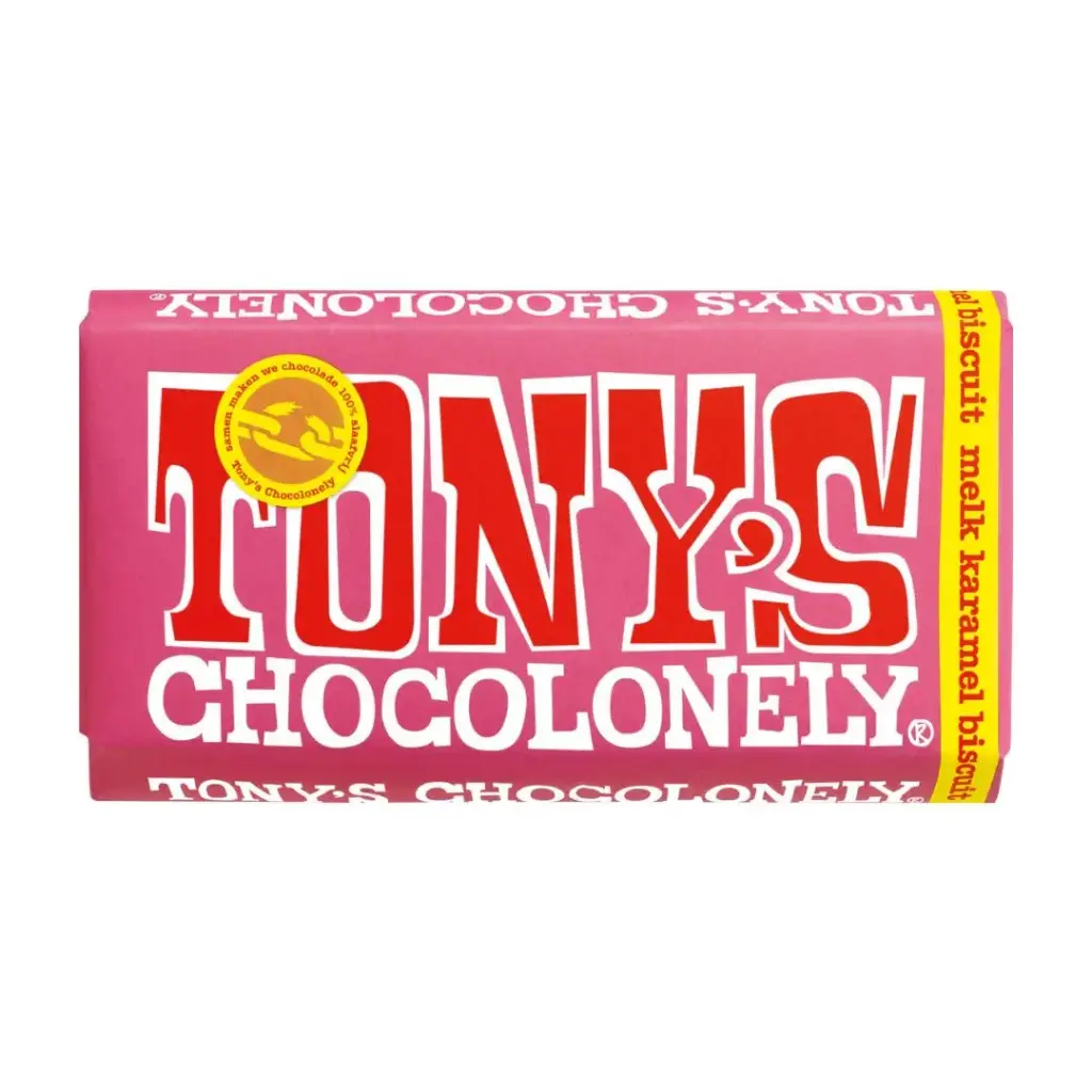 Tony's Chocolonely - Tablet Melk Biscuits 180 g     