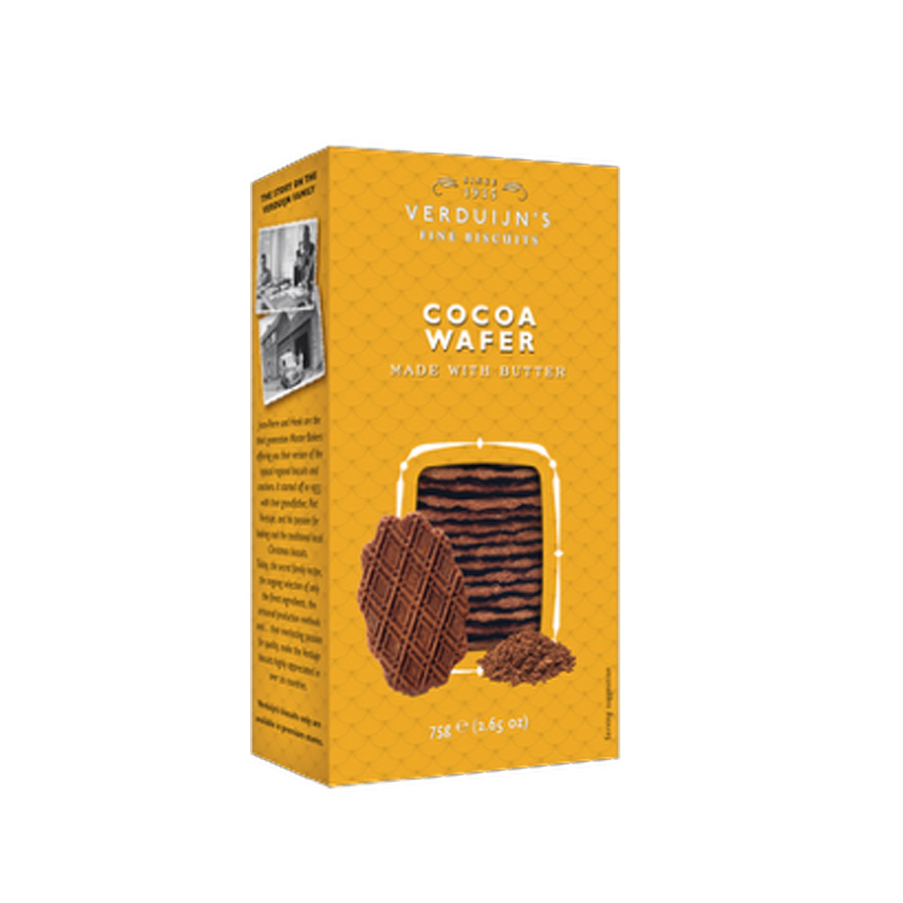 Verduijn's Fine Biscuits - Cacaowafel 75 g