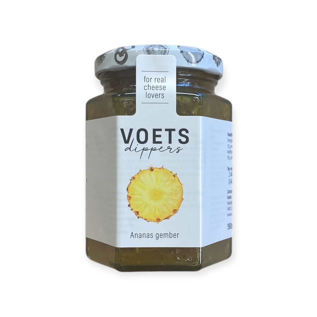 Voets Cheese Dippers - Ananas gember dip 190ml     
