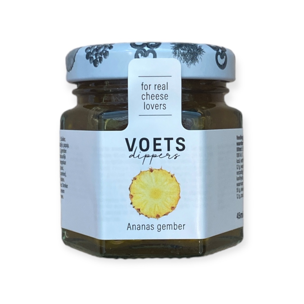 Voets Cheese Dippers - Ananas gember dip MINI 45 ml   