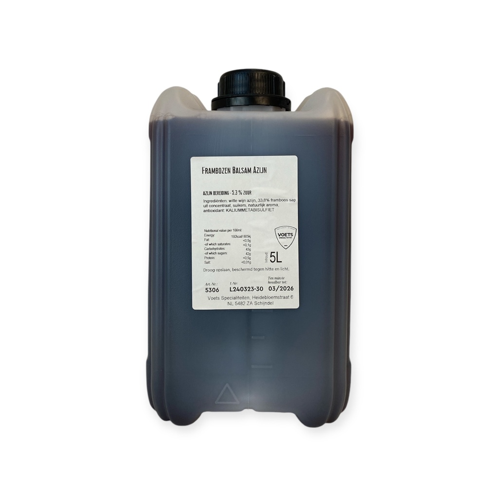Wajos - Balsamicoazijn Framboos 5 L    