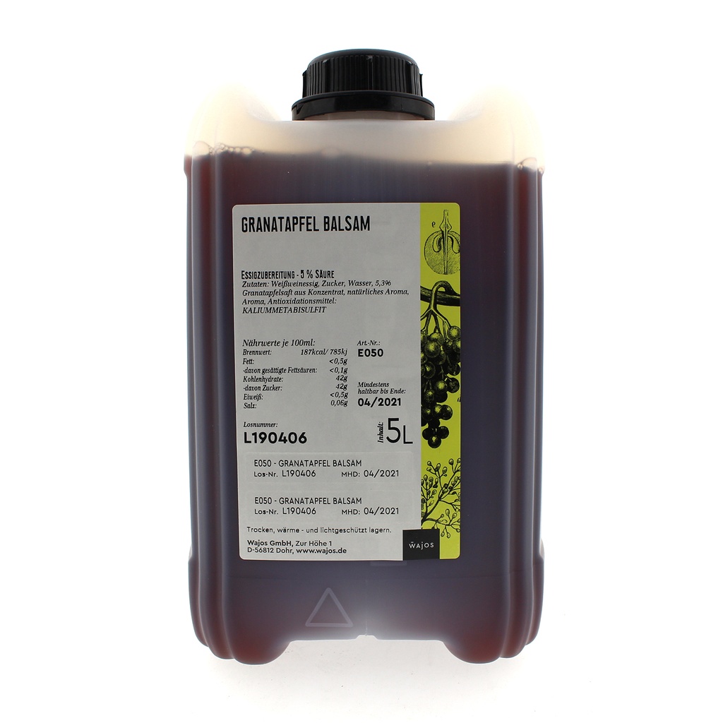 Wajos - Balsamicoazijn Granaatappel 5 L