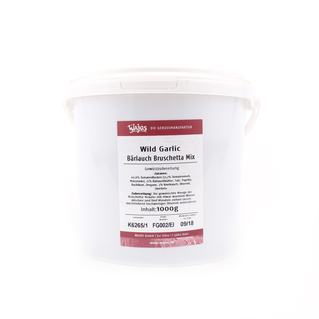 Wajos - Bruschetta wilde knoflook 1 kg    
