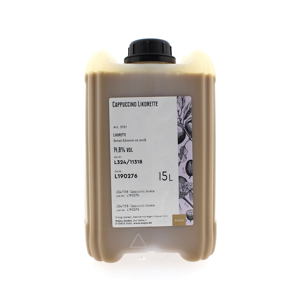 Wajos - Cappuccinolikeur 5 L     