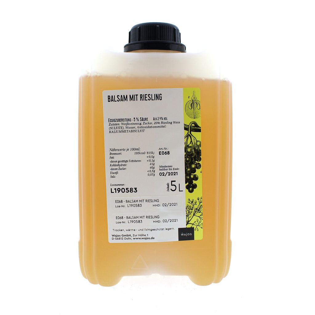 Wajos - Rieslingazijn 5 L      