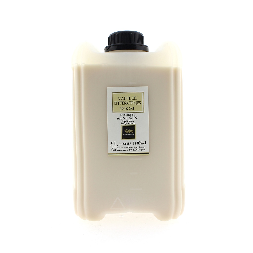 Wajos - Vanille Bitterkoekjeslikeur 5 L     