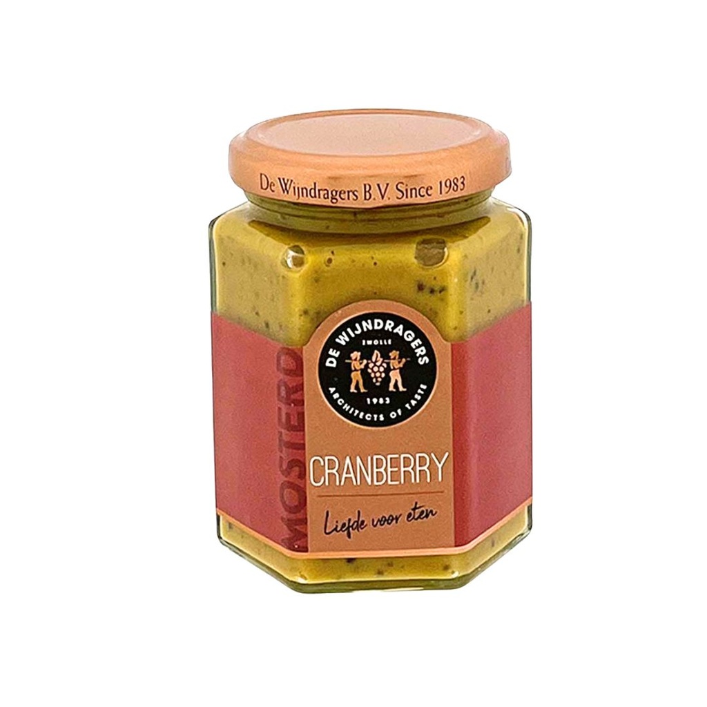 Wijndragers - Cranberry Mosterd 195 g      