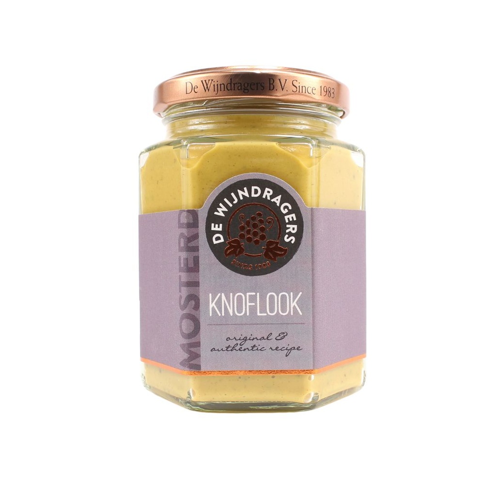 Wijndragers - Knoflookmosterd 195 g      