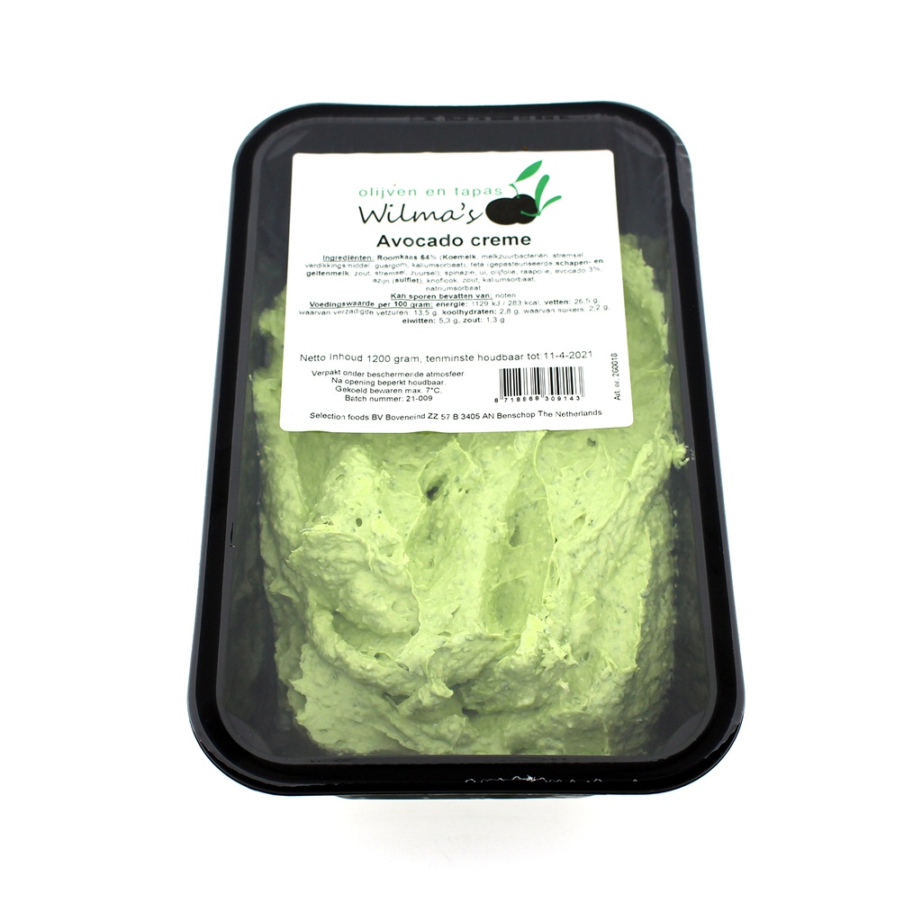 Wilma's - Avocado Creme 1200 g     