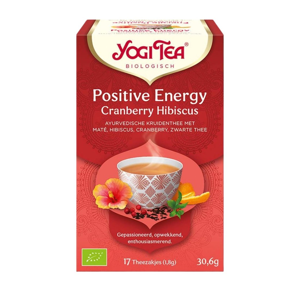 Yogi Tea - Positive Energy Cranberry Hibiscus BIO 17 TB