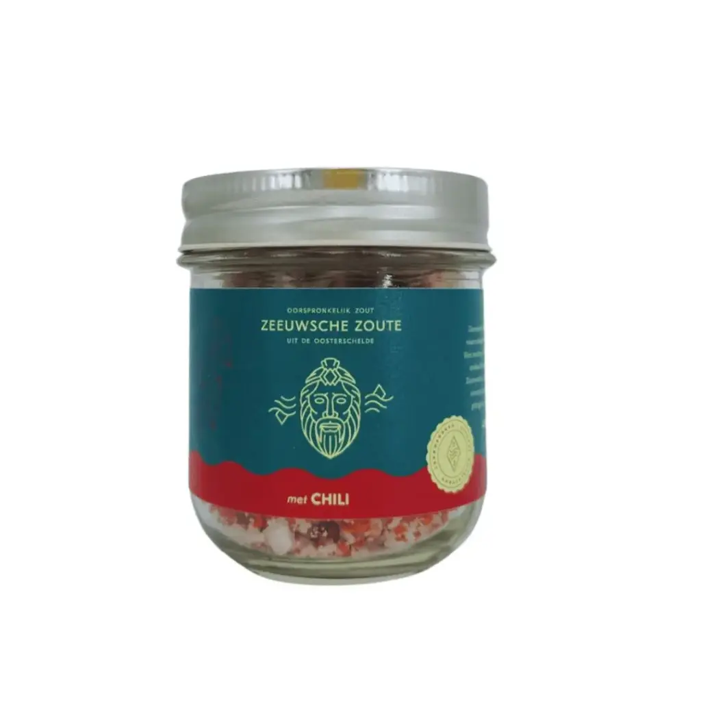 Zeeuwsche Zoute - Glazen Pot Chili 100 g    