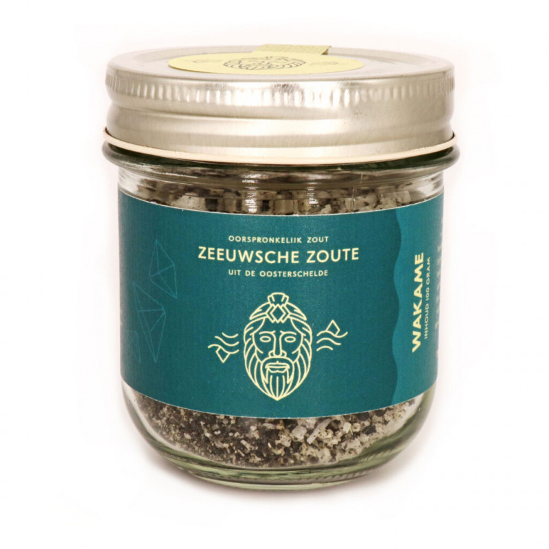 Zeeuwsche Zoute - Glazen Pot Wakame 100 g    