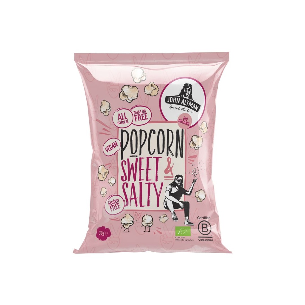 John Altman -  Popcorn sweet & salty 32g BIO