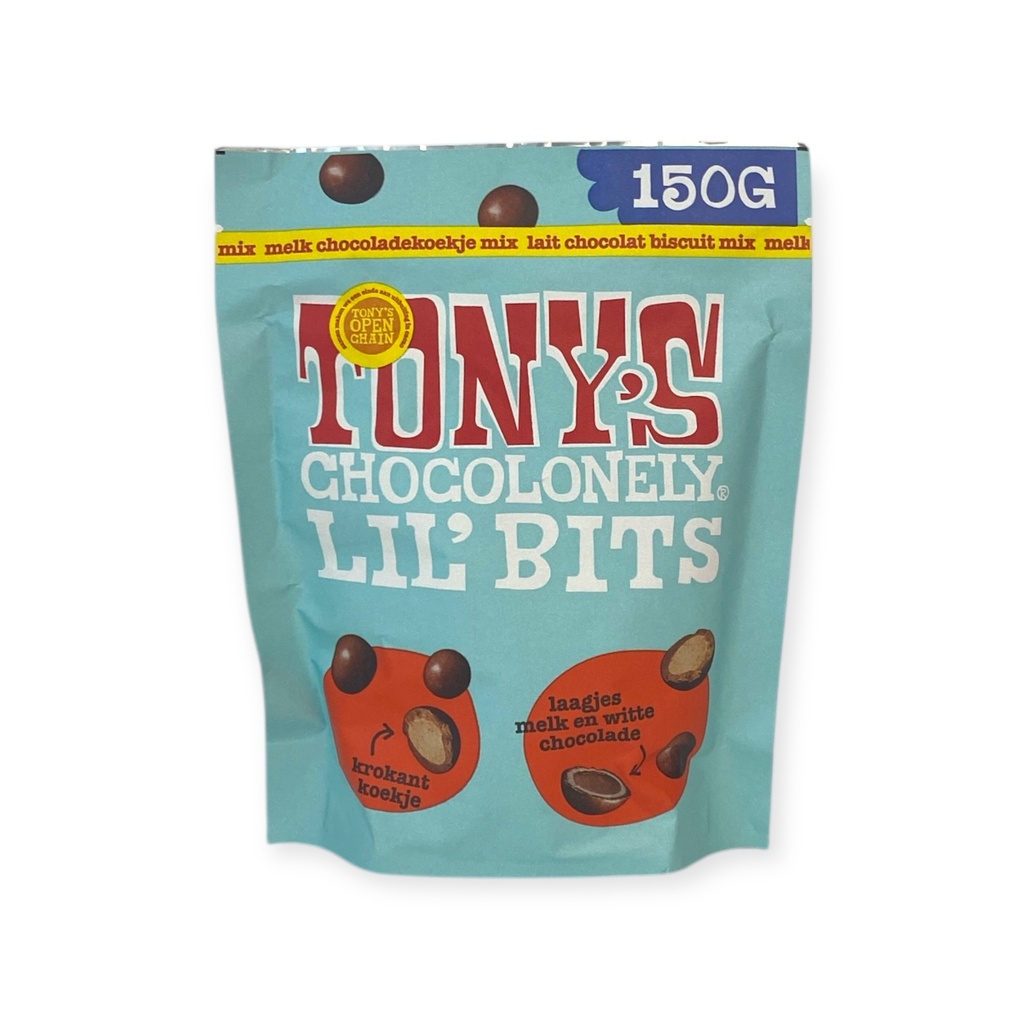 Tony's Chocolonely -  Bits Melk Chocoladekoekje mix 150 g