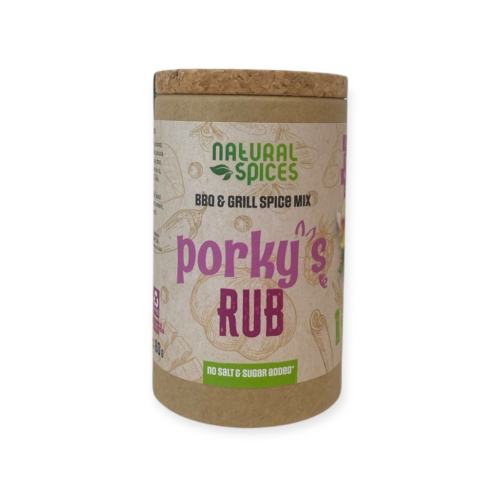Natural Spices - Porky's Rub Zoutloos 60g