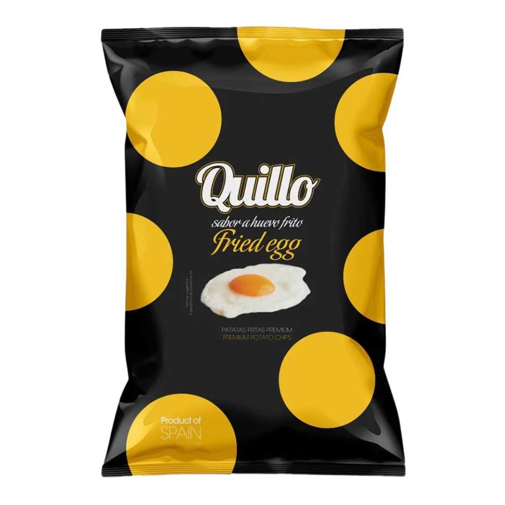 Quillo - Chips with fried egg flavour 130g